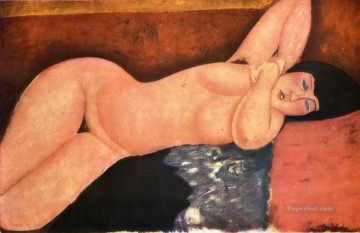 アメデオ・モディリアーニ Painting - 横たわる裸婦 アメデオ・モディリアーニ